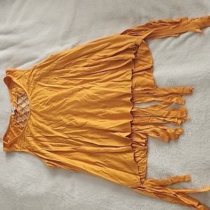 Shayenne fringe tank top